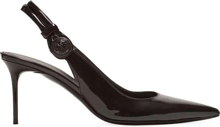 Alma 75mm patent-leather pumps