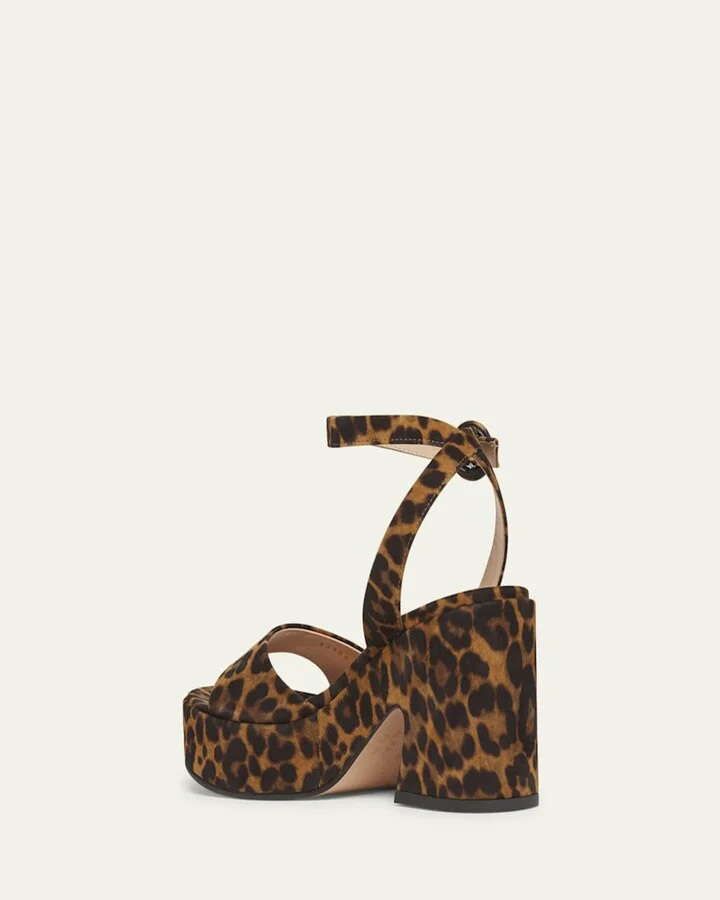Alma Leopard Ankle-Strap Platform Sandals - Image 7