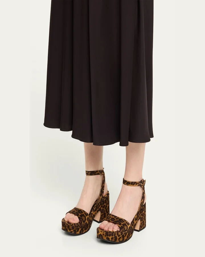 Alma Leopard Ankle-Strap Platform Sandals - Image 10