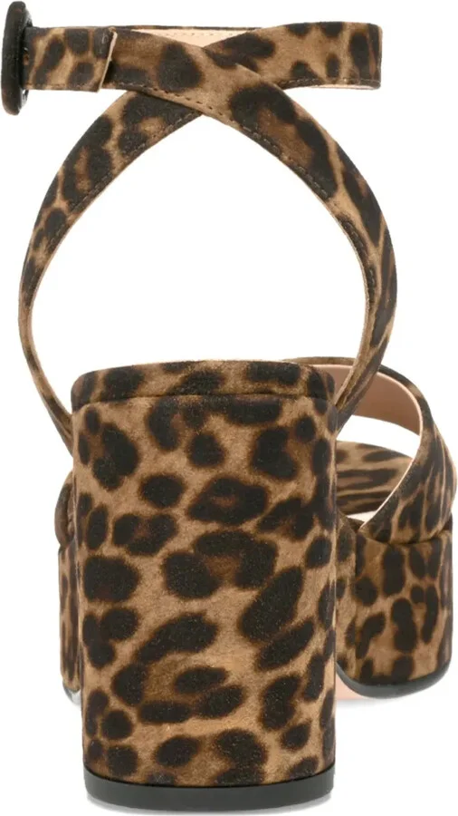 Alma leopard-print platform sandals - Image 3