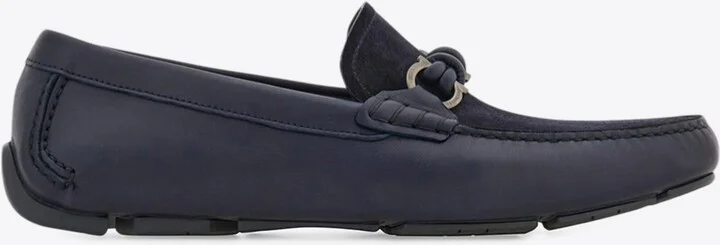 Almeria Leather and Suede Loafers