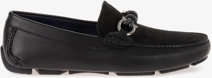 Almeria Leather and Suede Loafers