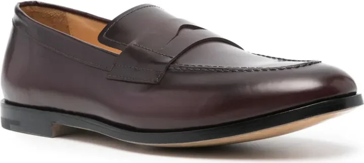 Almond Leather Loafers - Image 2