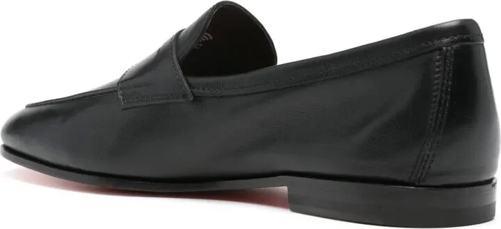Almond Leather Loafers - Image 3