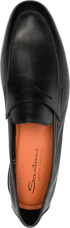 Almond Leather Loafers - Image 4