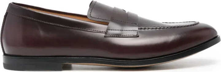 Almond Leather Loafers