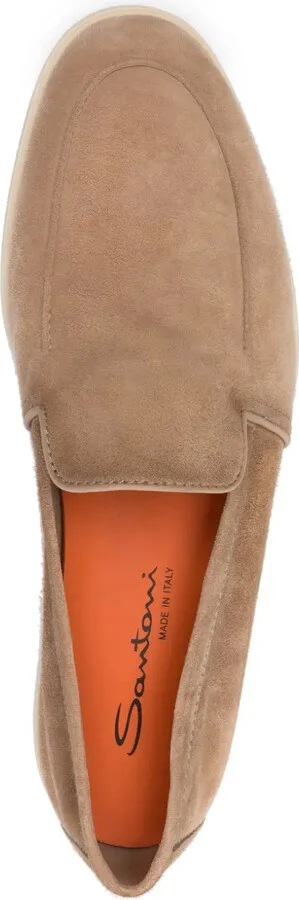 Almond Suede Loafers - Image 4