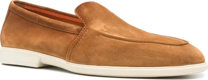 Almond Suede Loafers - Image 2
