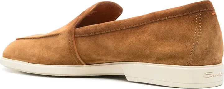 Almond Suede Loafers - Image 3