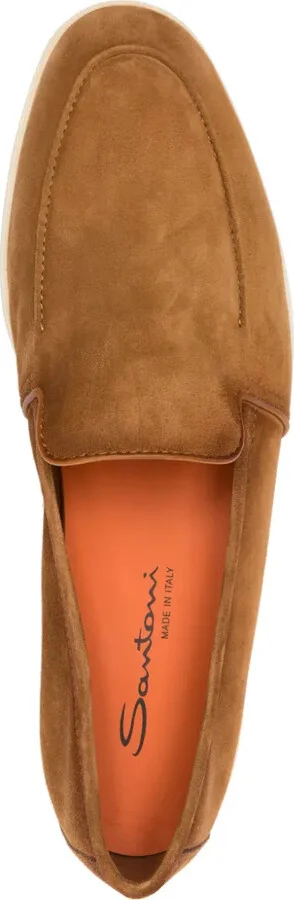 Almond Suede Loafers - Image 4