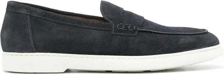 Almond Suede Loafers