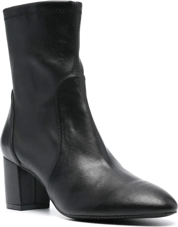 Almond-Toe 65mm Leather Boots - Image 2