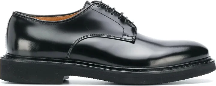 almond-toe Derby shoes