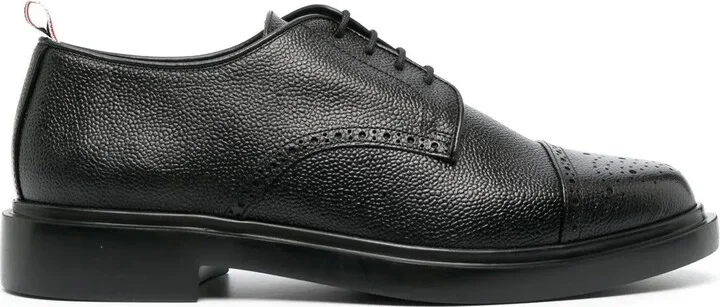 almond-toe Derby shoes