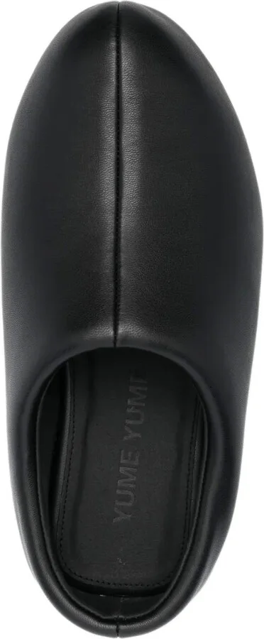 Almond-Toe Faux-Leather Platform Clogs - Image 4
