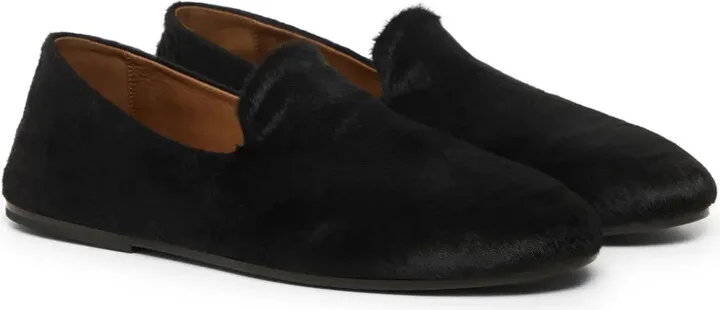 Almond-Toe Hair Loafers - Image 2