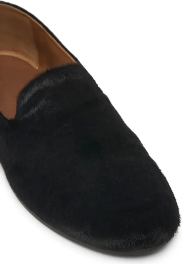 Almond-Toe Hair Loafers - Image 4