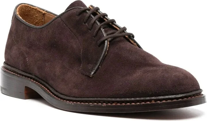 Almond-Toe Lace-Up Oxford Shoes - Image 2
