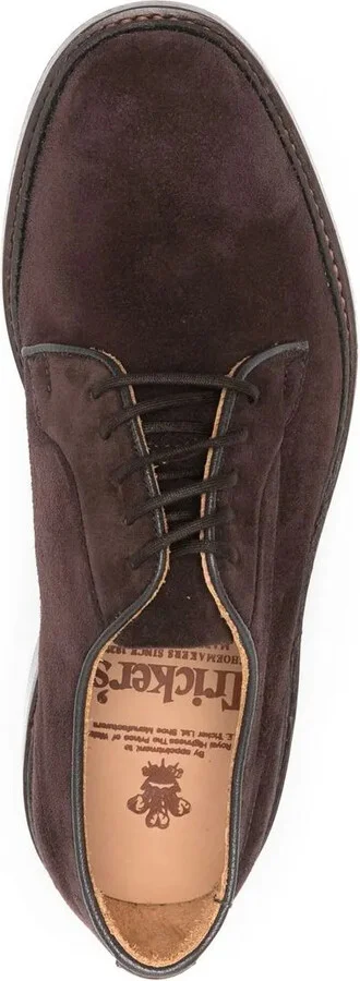 Almond-Toe Lace-Up Oxford Shoes - Image 4