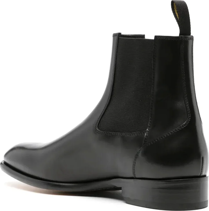 Almond Toe Leather Ankle Boots - Image 3