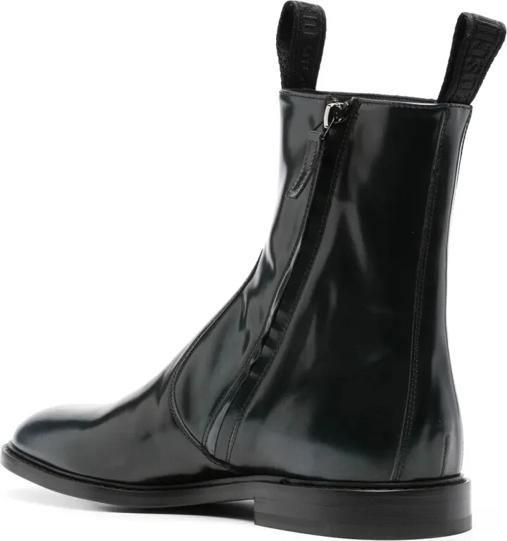 Almond-Toe Leather Ankle Boots - Image 3