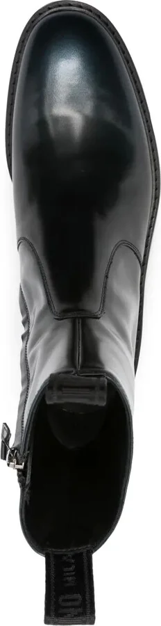 Almond-Toe Leather Ankle Boots - Image 4