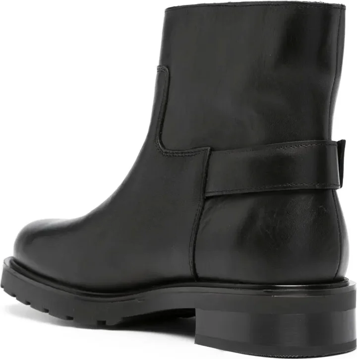 Almond-Toe Leather Ankle Boots - Image 3