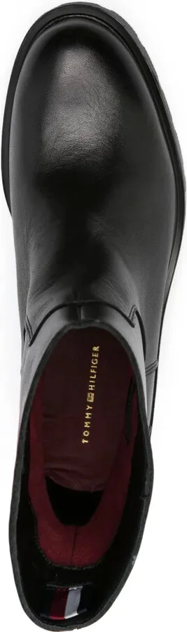 Almond-Toe Leather Ankle Boots - Image 4