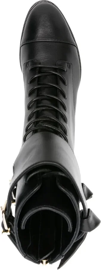 Almond-Toe Leather Boots - Image 4