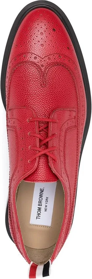 Almond-Toe Leather Brogues - Image 4