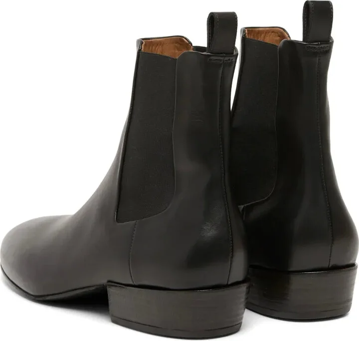almond-toe leather Chelsea Boots - Image 3