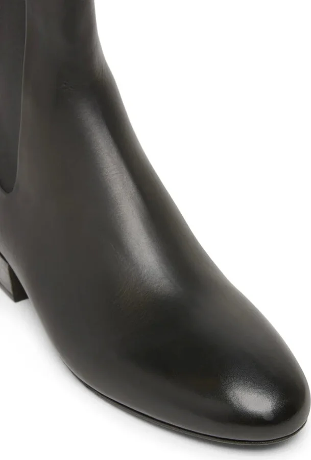 almond-toe leather Chelsea Boots - Image 4