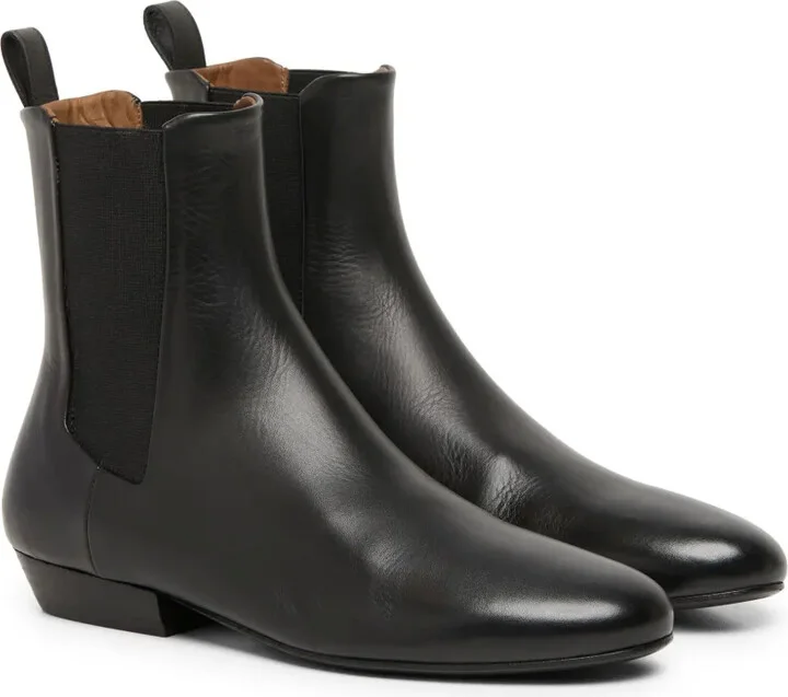 almond-toe leather Chelsea Boots - Image 2