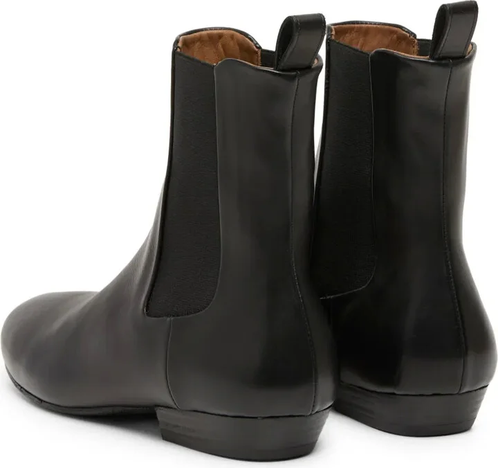 almond-toe leather Chelsea Boots - Image 3