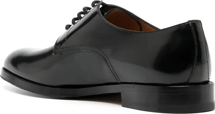 Almond-Toe Leather Derby Shoes - Image 3