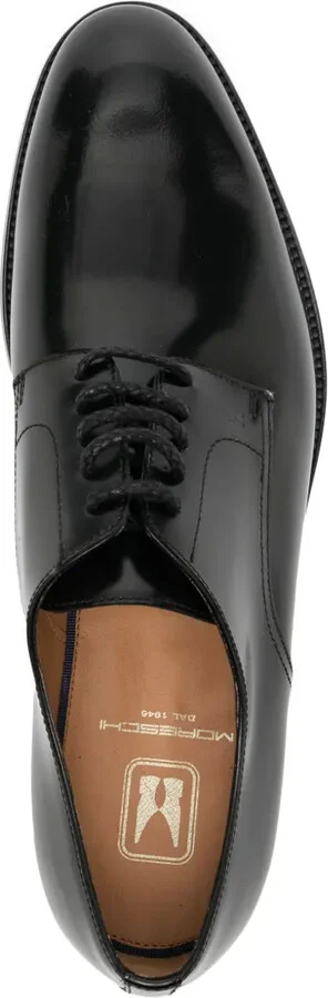 Almond-Toe Leather Derby Shoes - Image 4