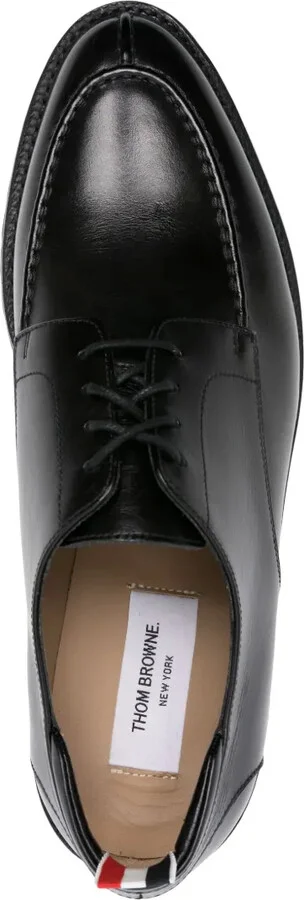 Almond-Toe Leather Derby Shoes - Image 4