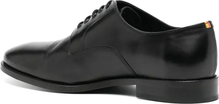 Almond-Toe Leather Derby Shoes - Image 3