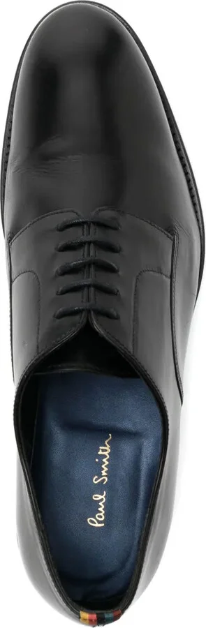 Almond-Toe Leather Derby Shoes - Image 4