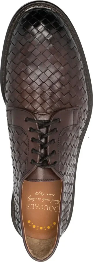 Almond-Toe Leather Derby Shoes - Image 4