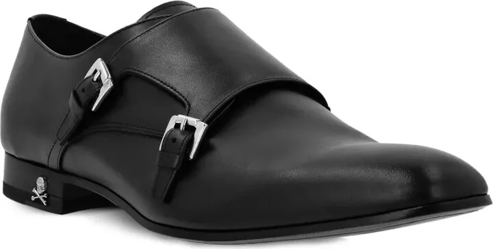 Almond-Toe Leather Derby Shoes - Image 2