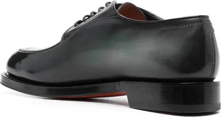 Almond-Toe Leather Derby Shoes - Image 3