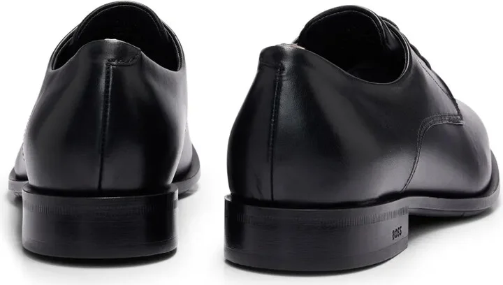 Almond-Toe Leather Derby Shoes - Image 3