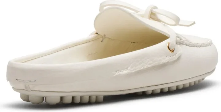 Almond-Toe Leather Driving Slippers - Image 3