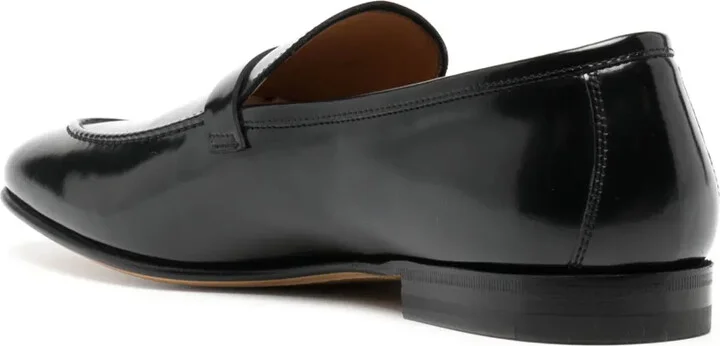 Almond-Toe Leather Loafers - Image 3