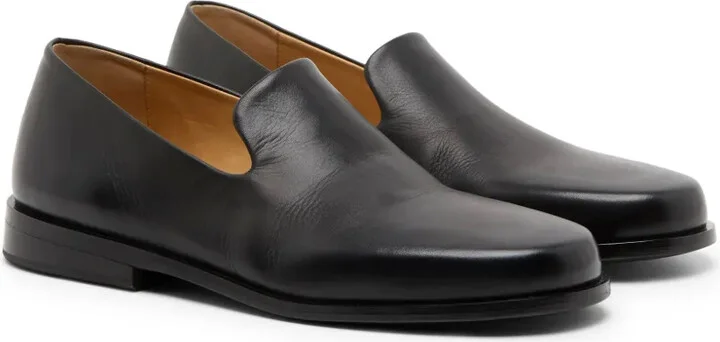 Almond-Toe Leather Loafers - Image 2