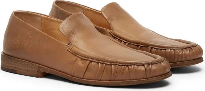 Almond-Toe Leather Loafers - Image 2
