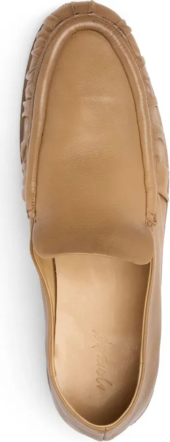 Almond-Toe Leather Loafers - Image 3