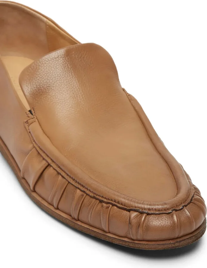 Almond-Toe Leather Loafers - Image 4