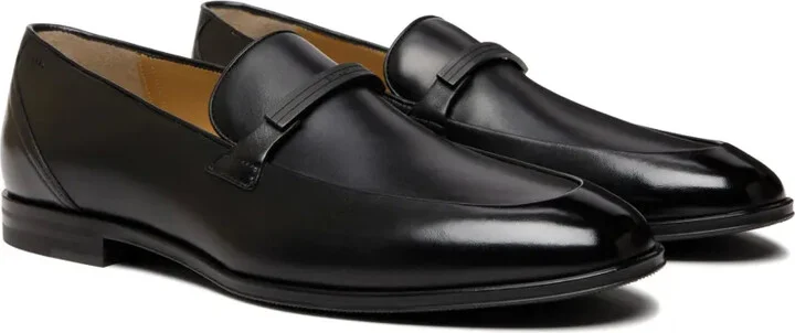 Almond-Toe Leather Loafers - Image 2